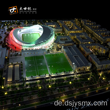 Football Stadium ABS Scale Building Model